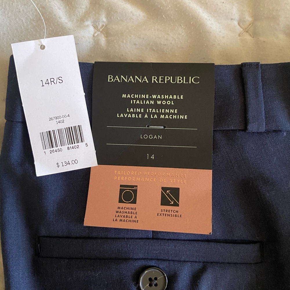 BRAND NEW Italian Wool stretch dress pants